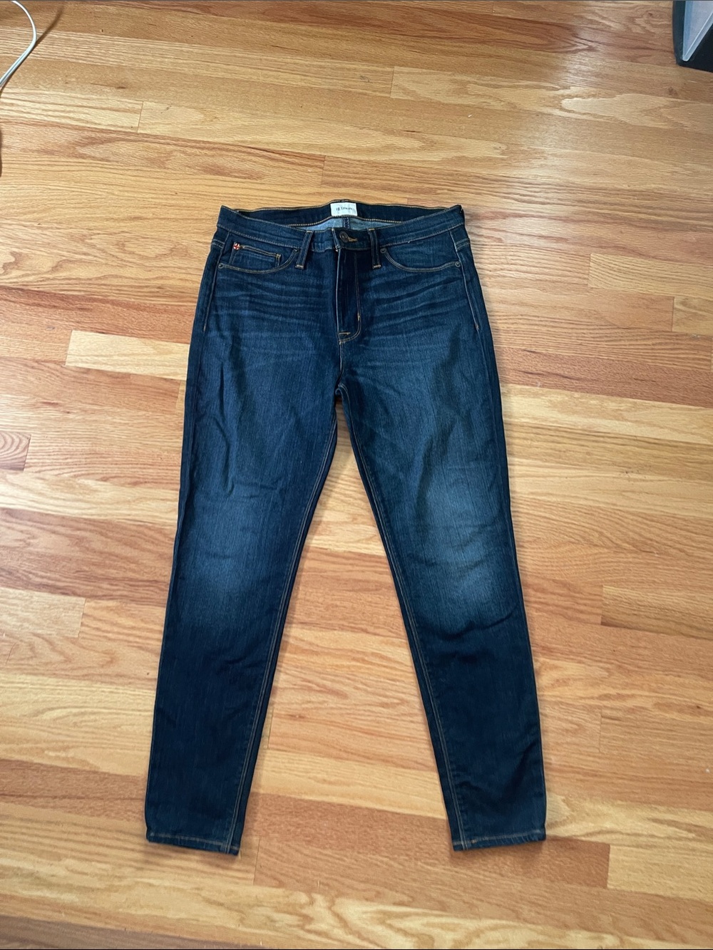 Hudson Jeans Women's Dark Indigo Supper Skinny Jeans 31 Midrise